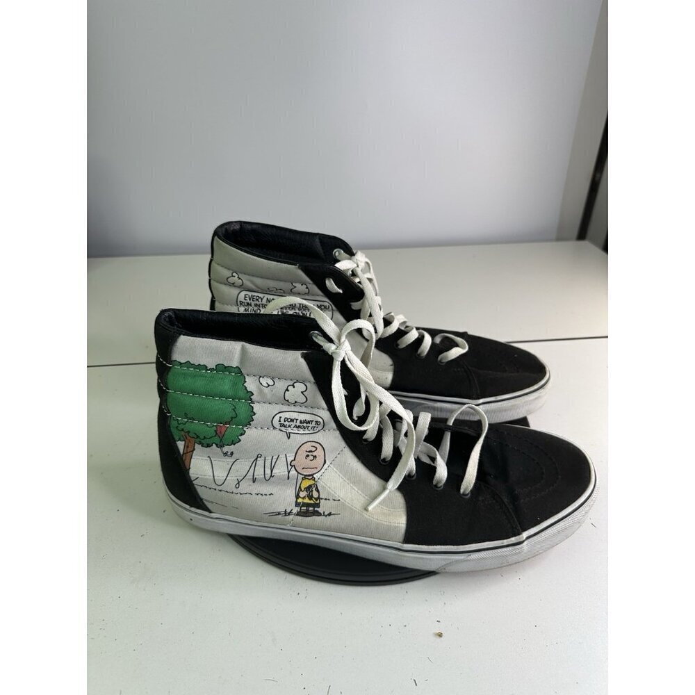 Vans Sk8 Hi x Peanuts 'Charlie Kite' Multi Color Sz 13 Men